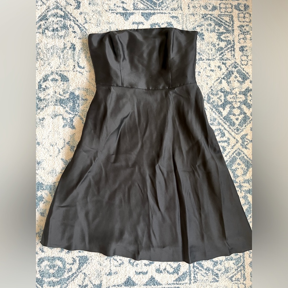 NWT Ann Taylor Silk Chloe Strapless Dress, Size 12